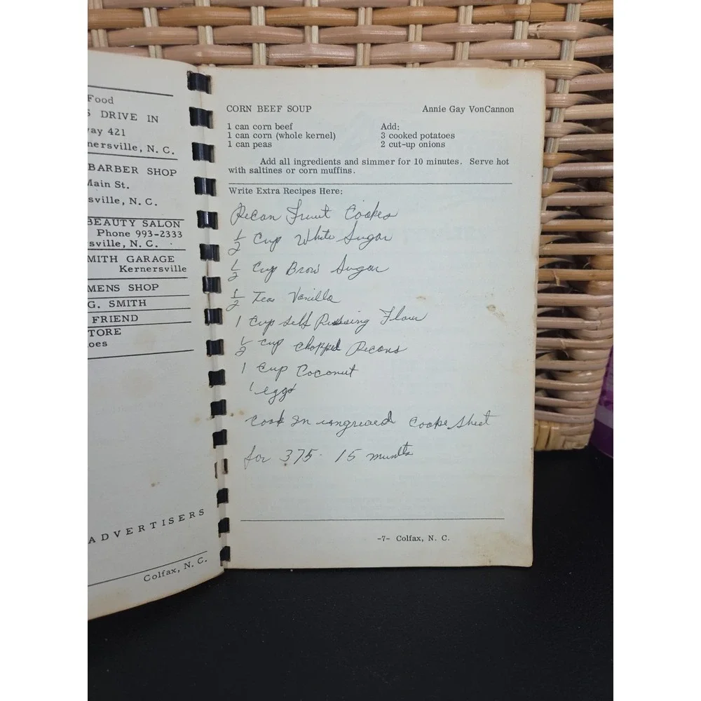 Church Of‎ Jesus Christ Of Latter Day Saints Cookbook Colfax, NC Ward Relief